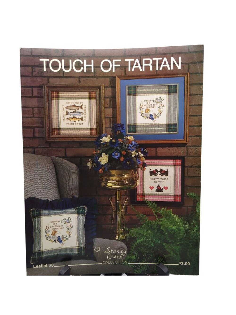 Vintage Cross Stitch Patterns, Touch of Tartan, 1985 Stoney Creek Collection 8